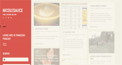 Desktop Screenshot of nicolesauce.com